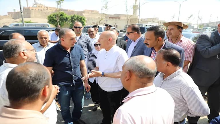 محافظ القاهرة يزور تطوير منطقة السيدة عائشة