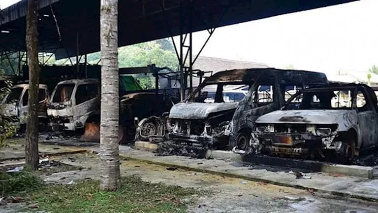 Thailand faces major arson attacks in the south
