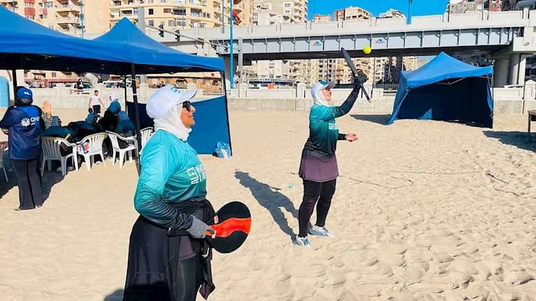 Racket Sport Brings Joy to Alexandria Beaches