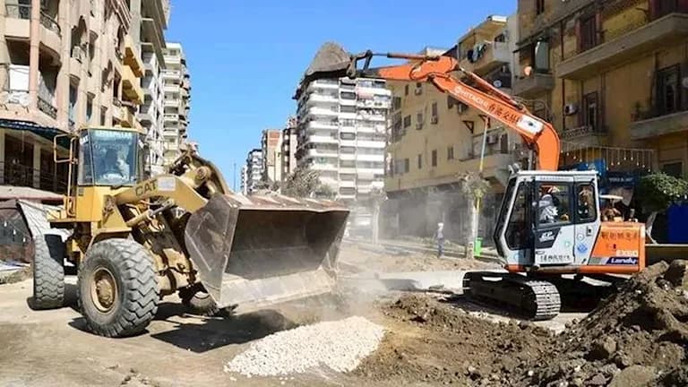 حملات لإزالة المخلفات في الجيزة