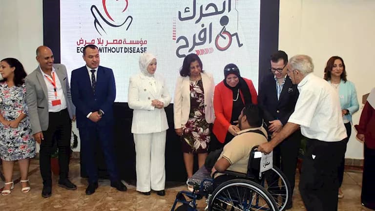 Move and Happy Distributes Wheelchairs in Alexandria