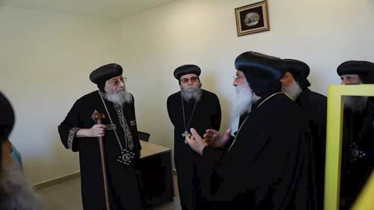 Photos Pope Tawadros on church education development