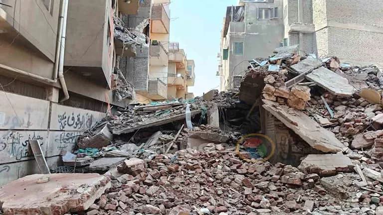Benha building collapse and rescue efforts