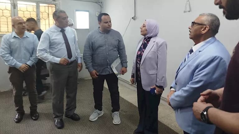 Benha VP reviews new student exams