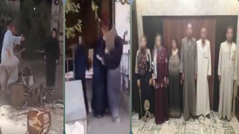 Café Destroyed in Qalyubiyya Fight