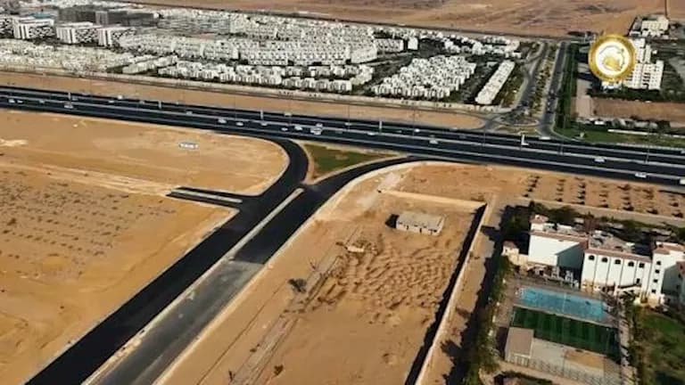 ربط طريق R4 مع الصحراوي في العبور