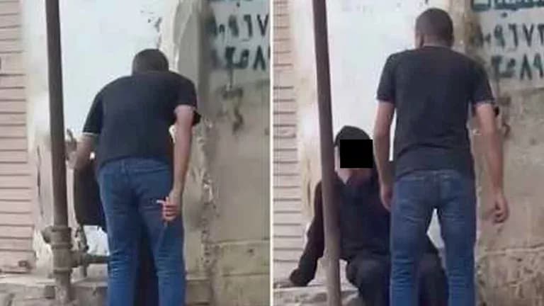 ضبط المتهم بضرب جارته في الدقهلية