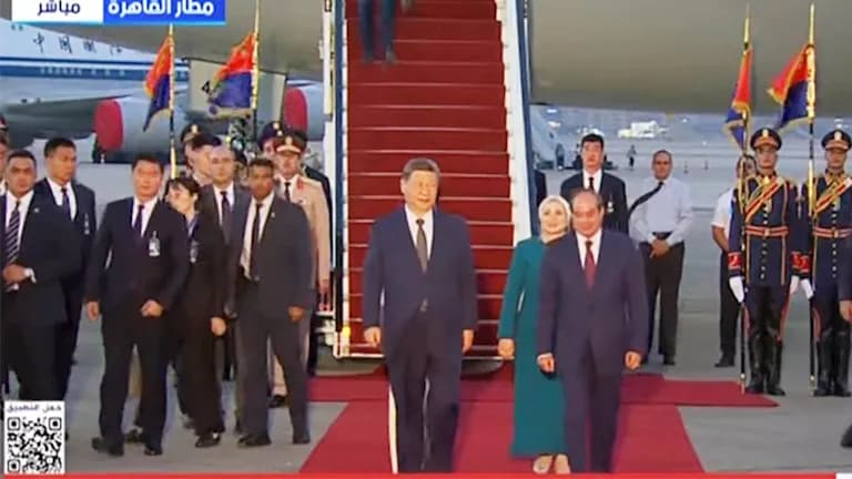 Al-Sisi hosts Chinese president in Cairo