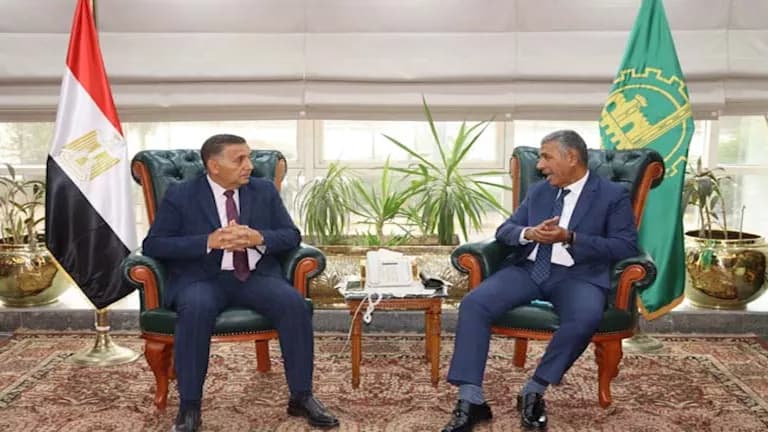 محافظ القليوبية يناقش مع نهضة مصر استراتيجيات نظافة شبرا