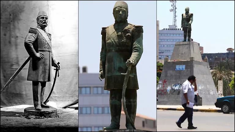 Khedive Ismail statue in Alexandria