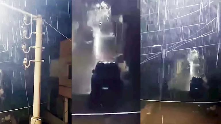 أمطار فجرية تضرب البحيرة