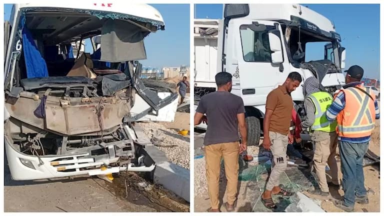 Bus collision injures 20 on Sukhna road