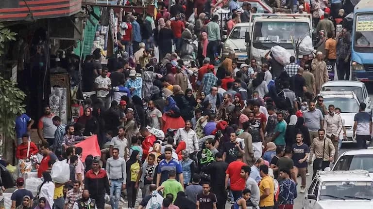 Egypt, top Arab population center