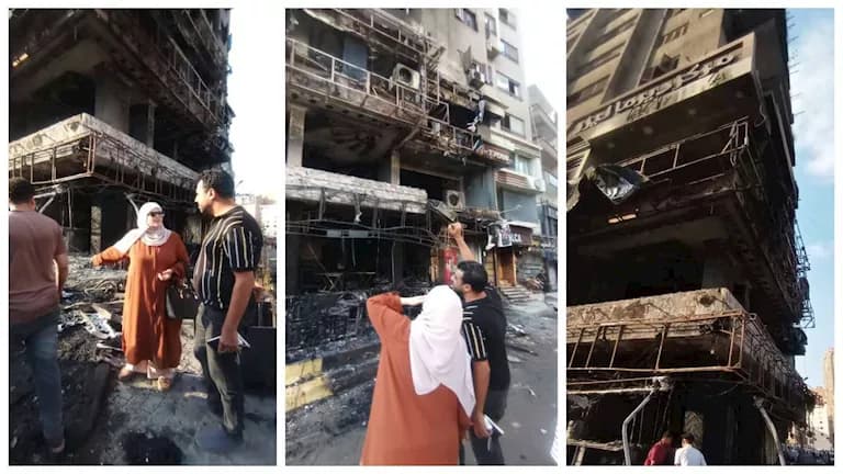 Engineers Syndicate aids Al-Ahram fire victims