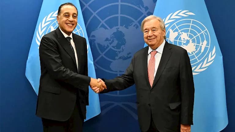 Madbouly and Guterres on Gaza updates