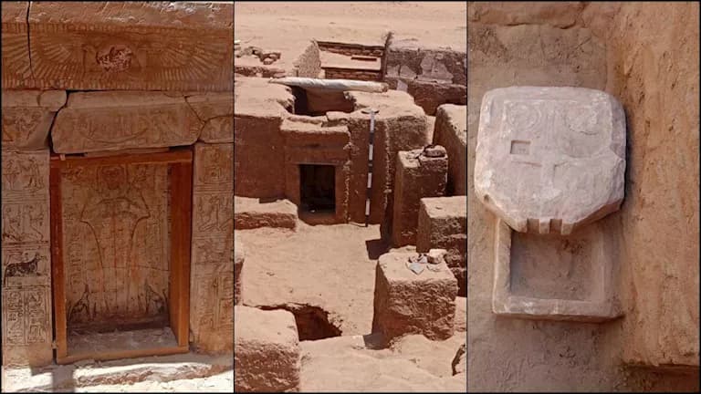 Roman Pyramid Tomb and Inscriptions Found in Bir El-Shagga
