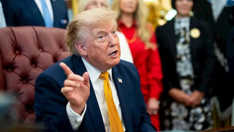 Britain faces crisis warns Trump