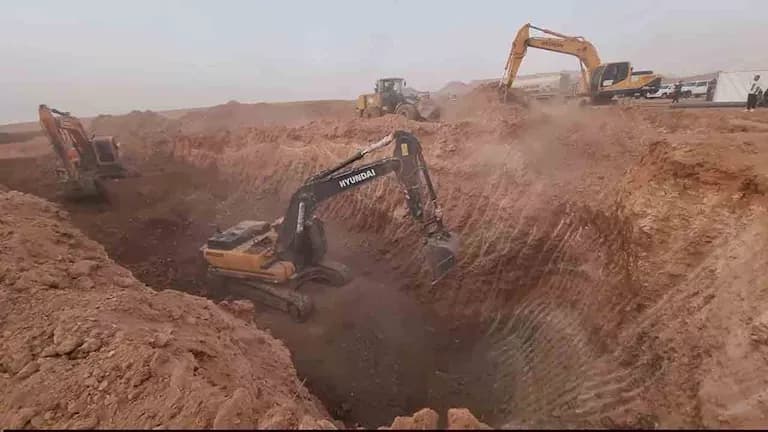 Algeria Days After Well Collapse Seeking Missing Child