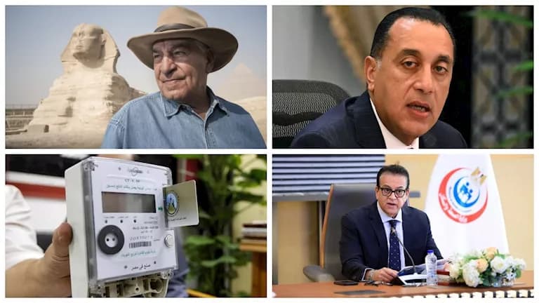 Electricity Service Restored and Hawass Clarifies Pharaoh Dispute