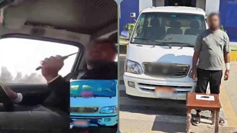 Microbus driver caught with weapon in Al Sharqia