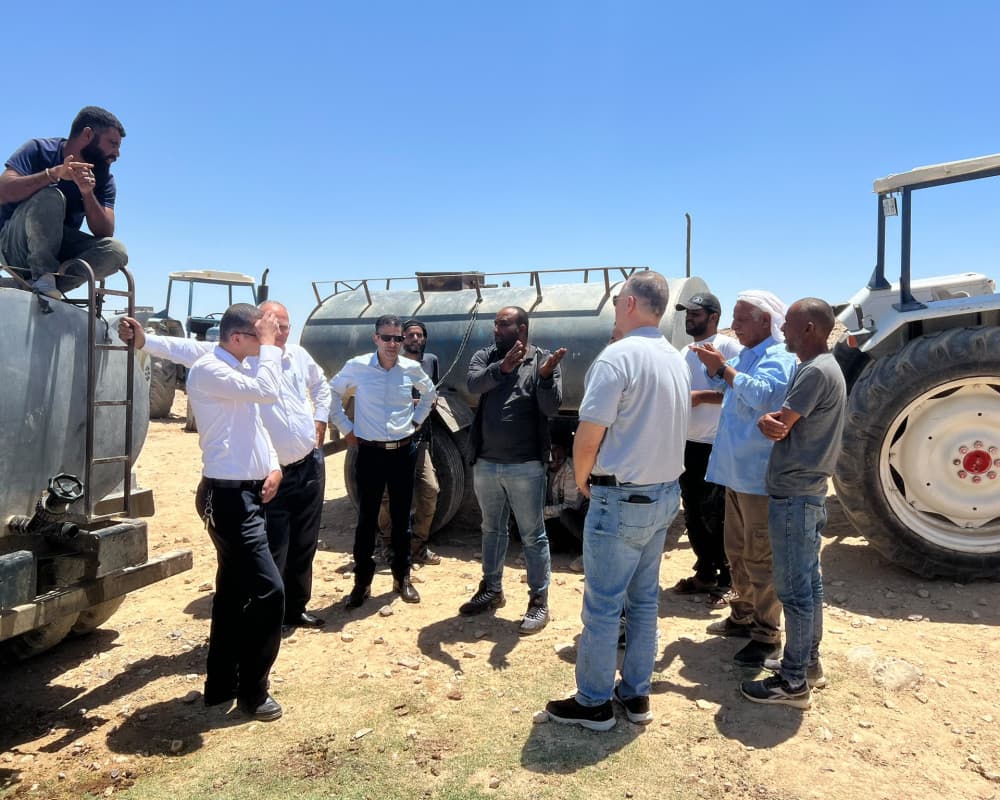 Bethlehem Governorate Conducts Field Visits to Address Water Crisis in Eastern Countryside