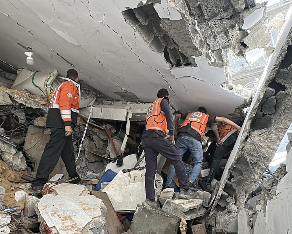 Gaza Civil Defense Begins Phase Two of Body Recovery