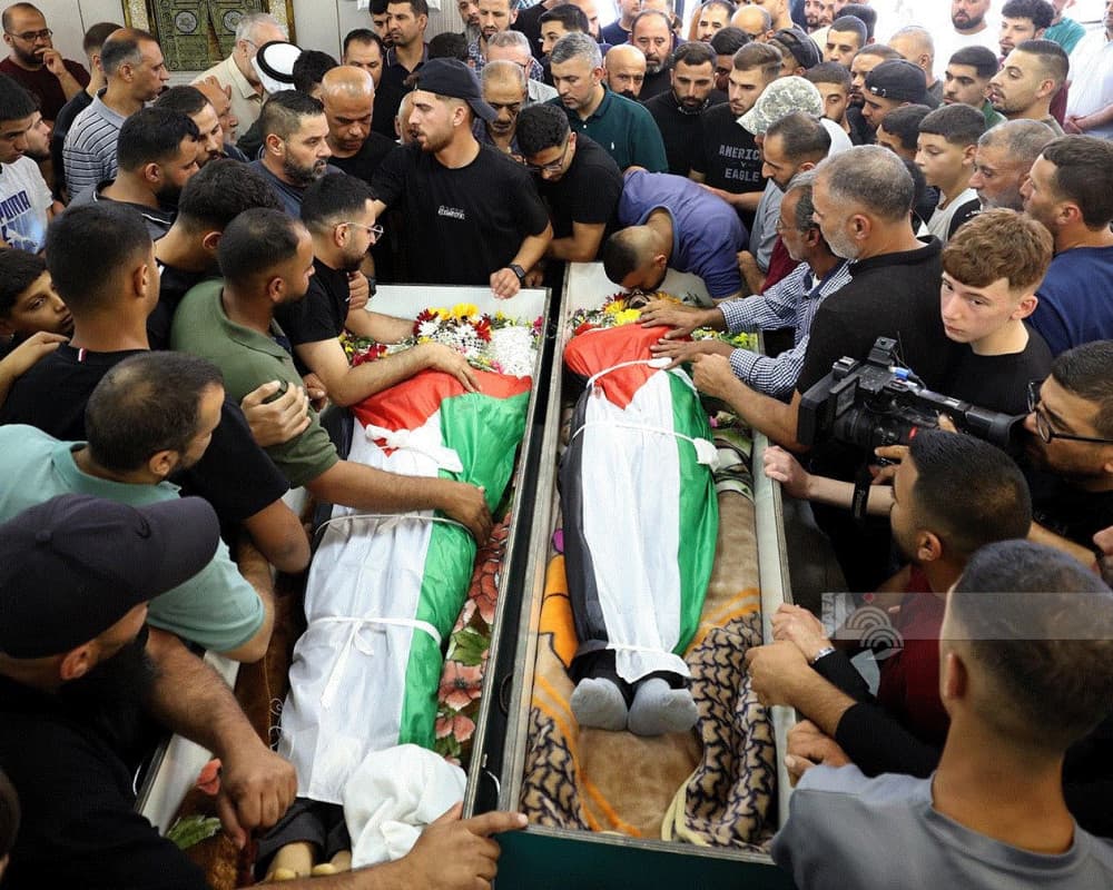 Deir Jirir Martyrs' funeral procession