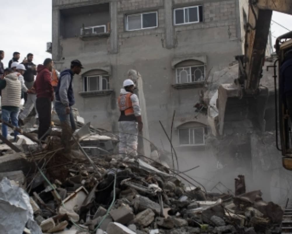 Three Palestinians killed in Gaza drone attack