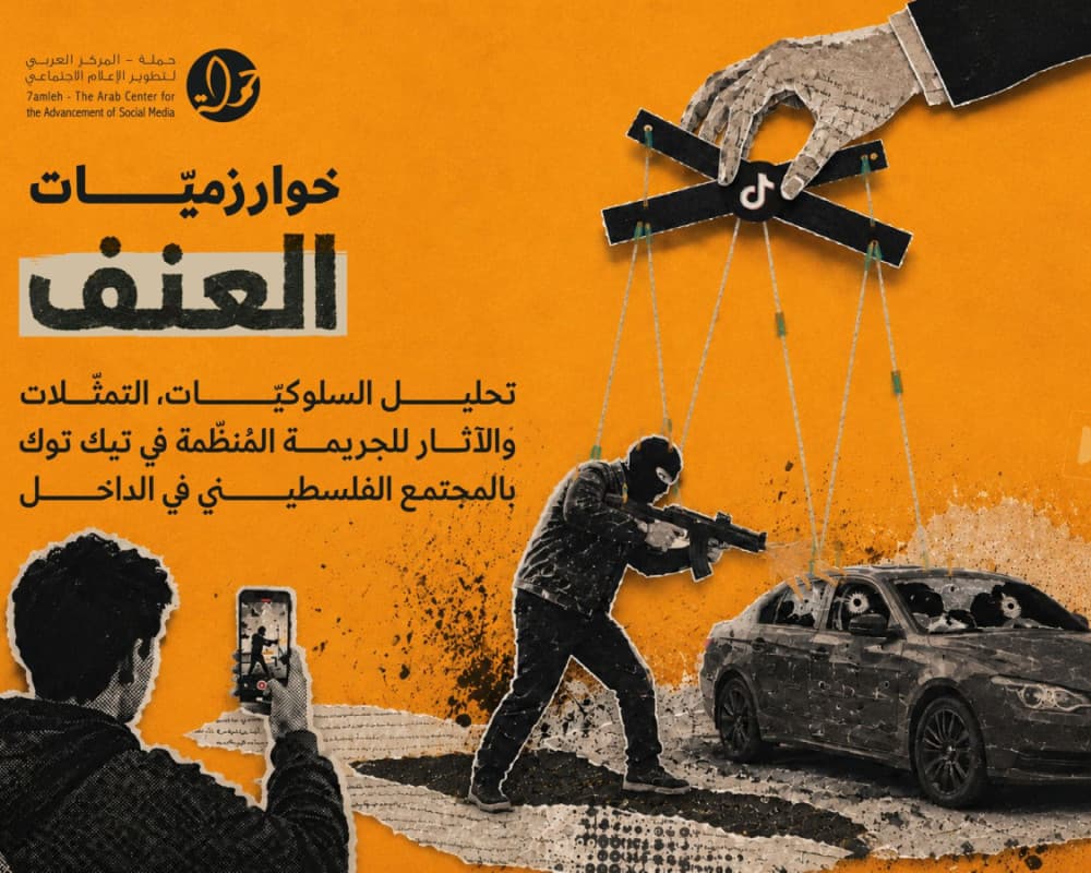 دور خوارزميات تيك توك في تعزيز ثقافة الجريمة الفلسطيني