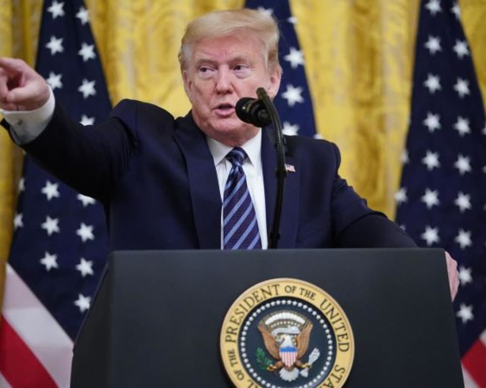 Trump warns of military action over Iran Strait attacks