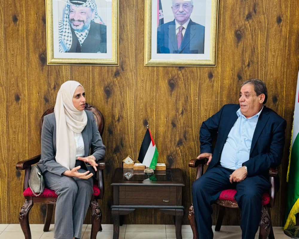 ابو عليا يلتقي وكيل الاتصالات لتعزيز الرواية الفلسطينية وتعزيز الفرص الرقمية للشباب