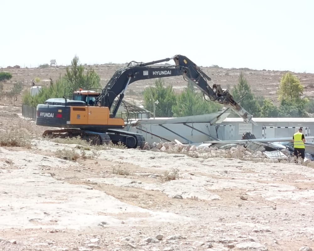 Occupation Demolishes School in Sha'ab Al-Batm
