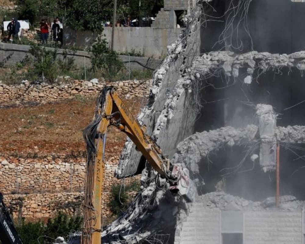 Israel demolitions in West Bank