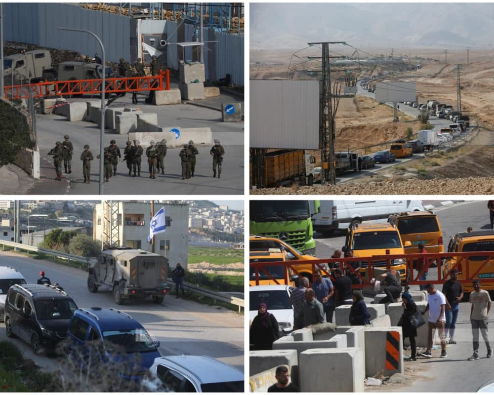 UN: West Bank aid blocked by over 900 checkpoints