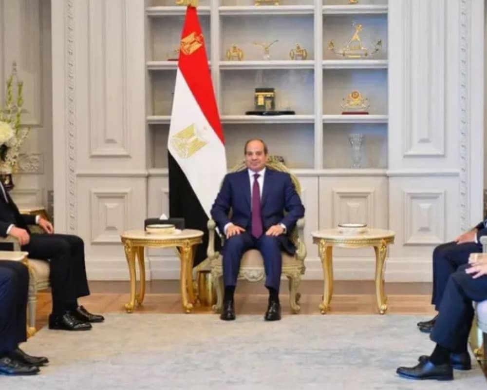 السيسي وكوشنر يناقشان خطة السلام Gaza