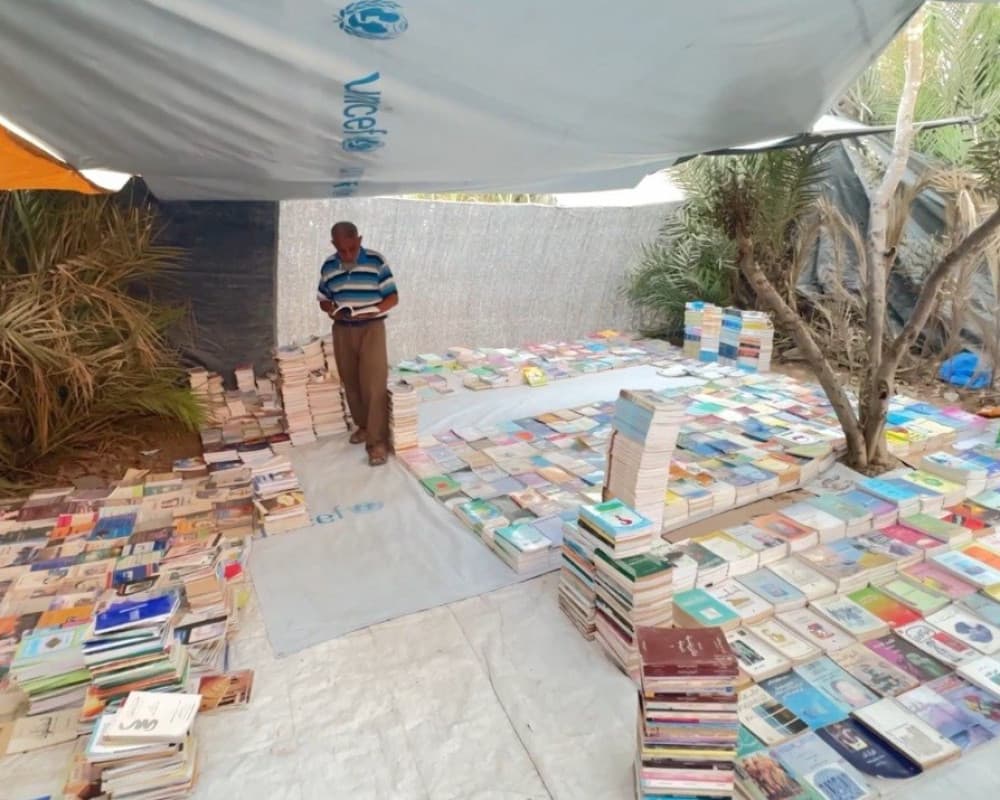 Books from war survive in Beit Lahiya library