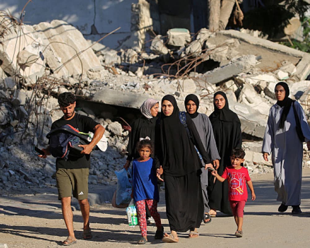 Gaza homes bombed and raided