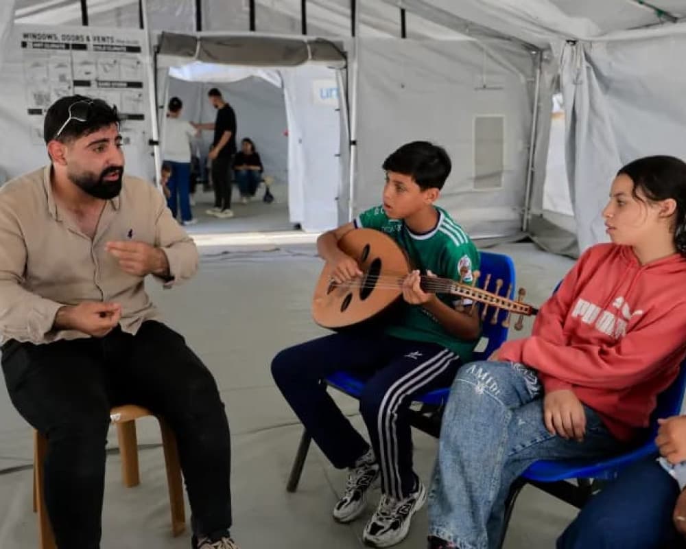 Gaza musicians embody resilience through music and healing