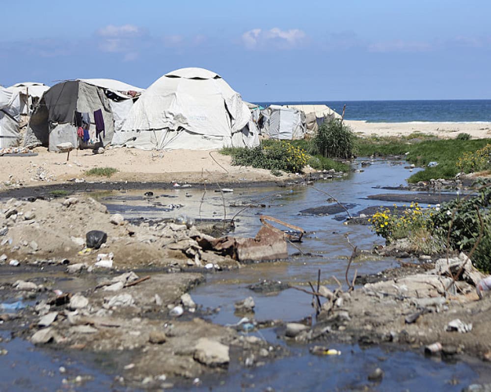 Gaza Flooded with Sewage Risks