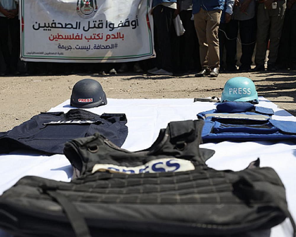 Gaza Journalists: 262 Killed, 433 Wounded