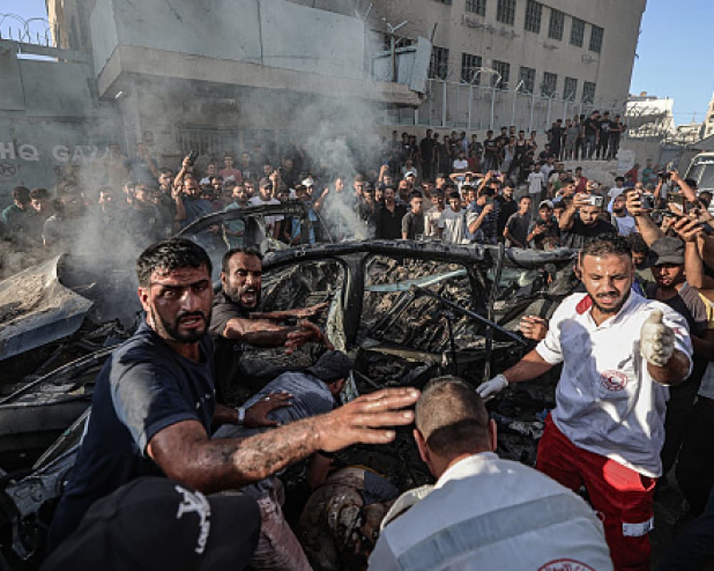 8 dead and wounded in Gaza strikes
