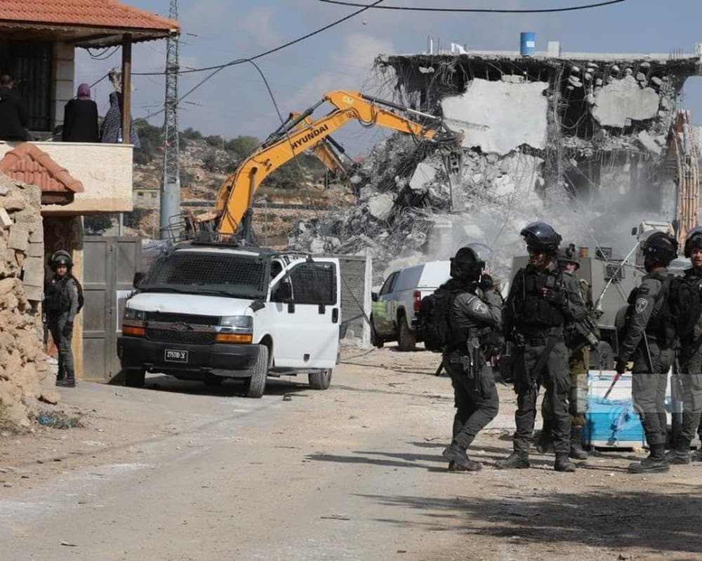 Occupation demolishes detainee’s house in Badu