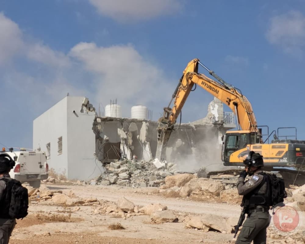 Occupation demolishes house near Hebron
