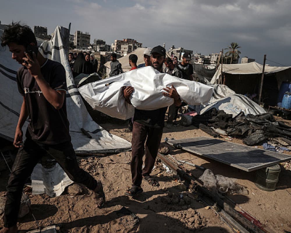 شهداء فلسطينيون في غارة إسرائيلية