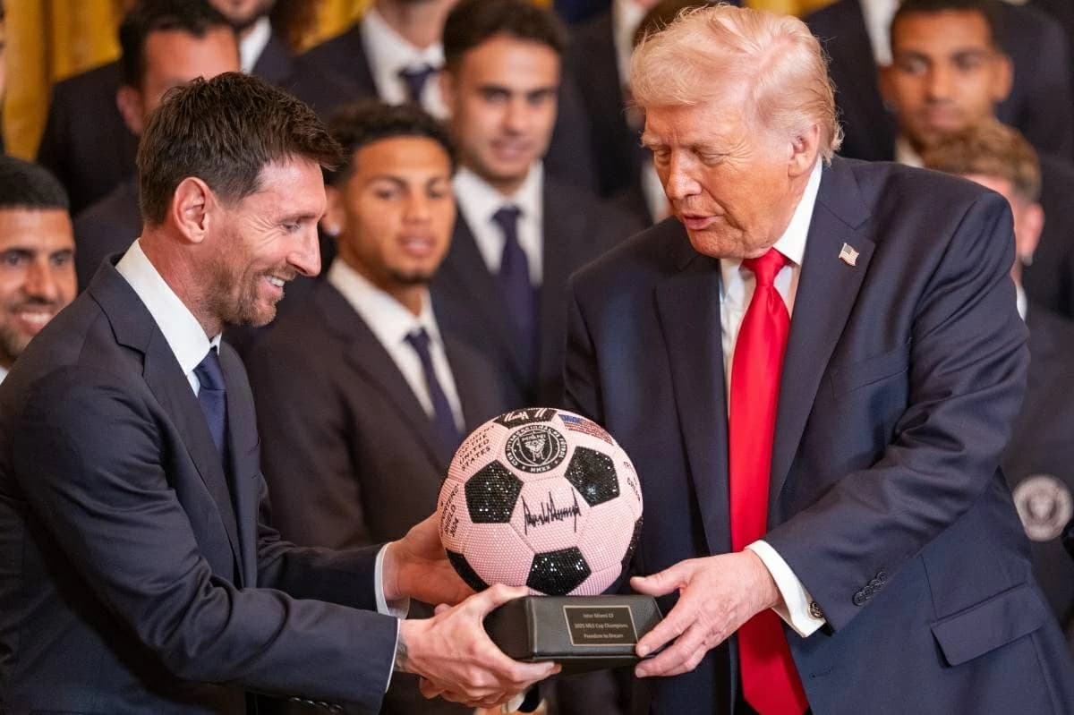 Trump discusses watching Messi at the 2026 World Cup, calling him a "genius and a gifted boy"