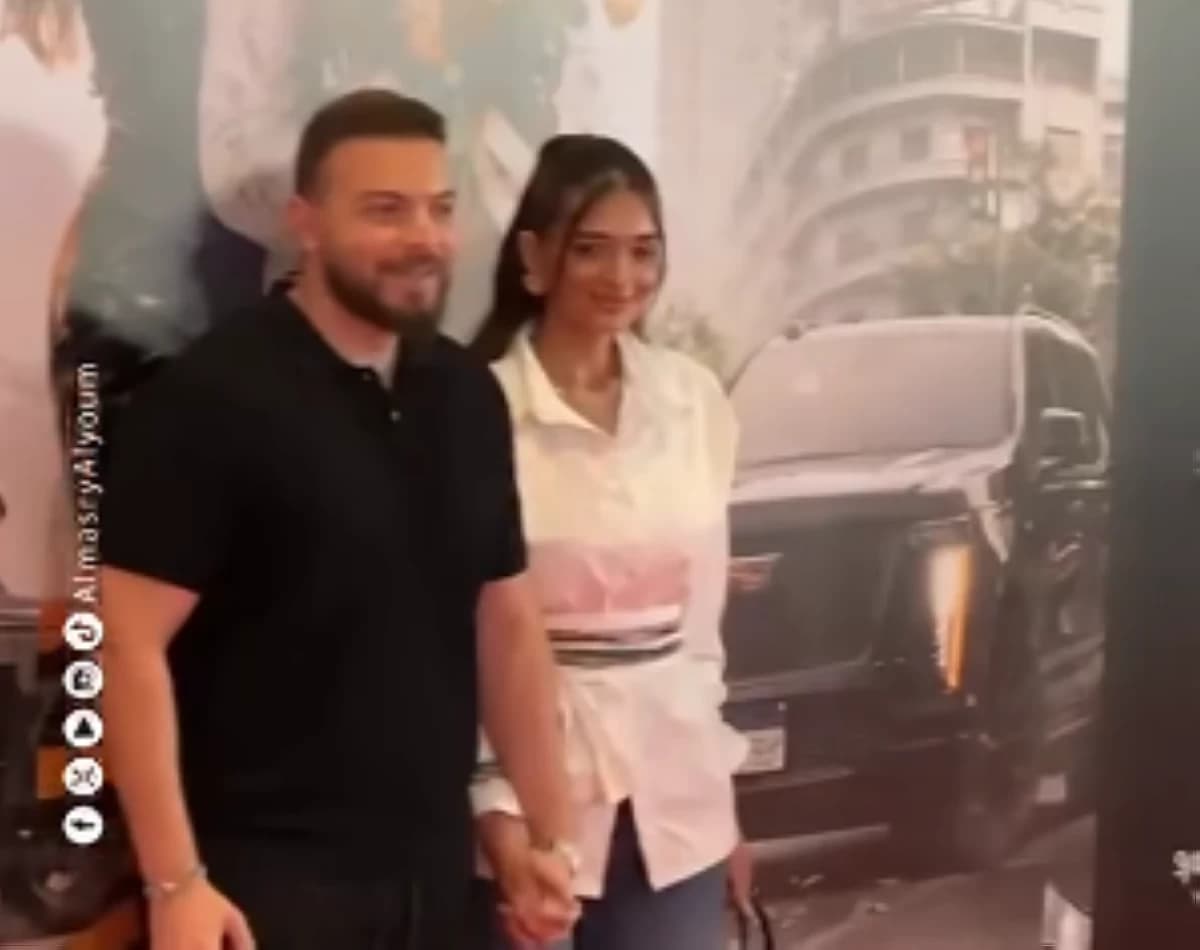 Zaher Malek and Sherif Al-Leithy at film premiere