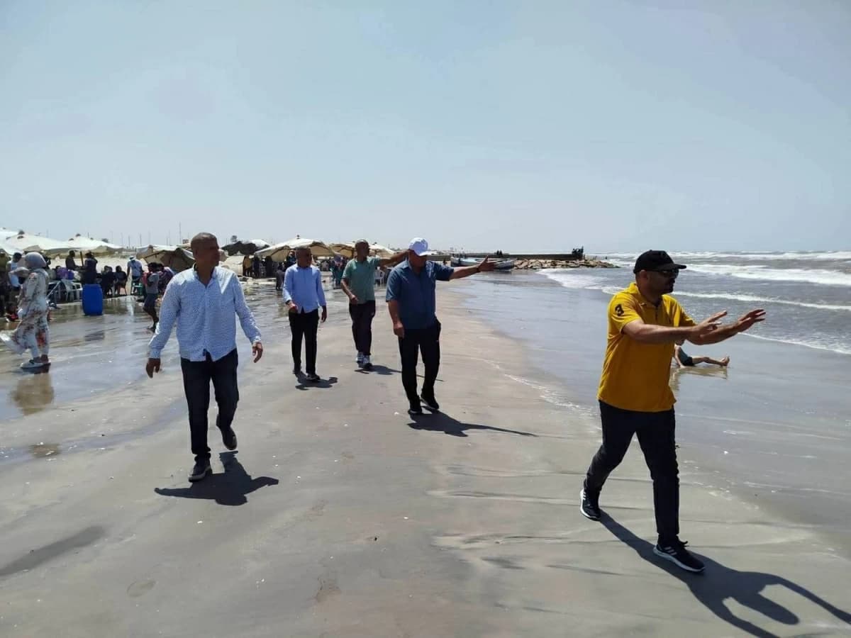 Port Said Beach Evacuated Post Swimming Ban