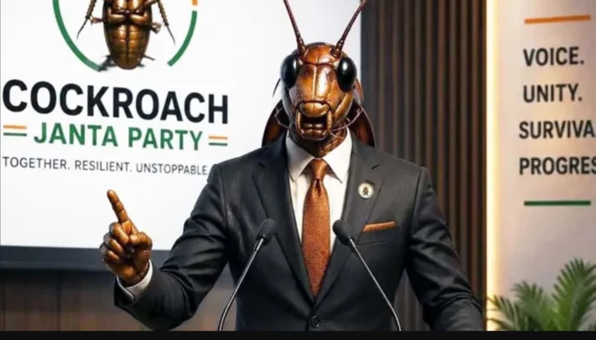 Cockroach Party upsets Indian Education Minister
