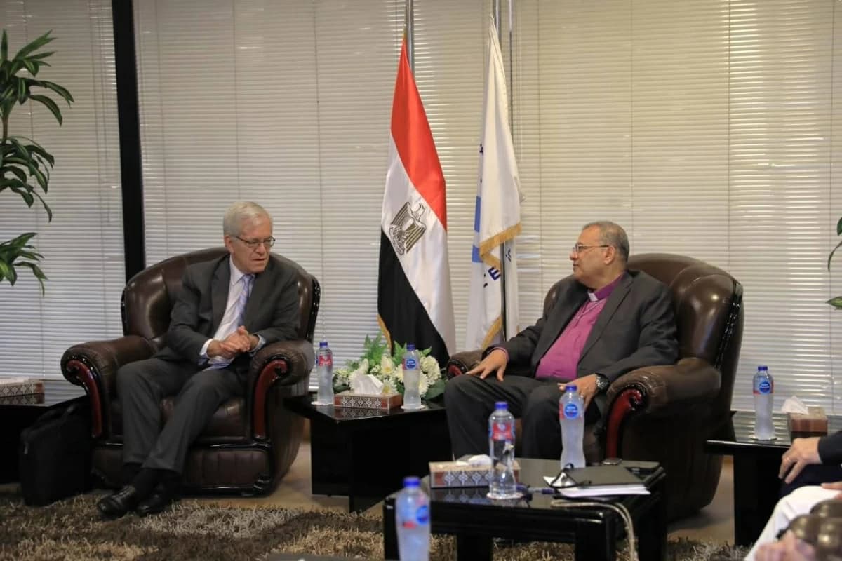 رئيس الطائفة الإنجيلية يلتقي بالقائم بأعمال السفارة الأمريكية في القاهرة