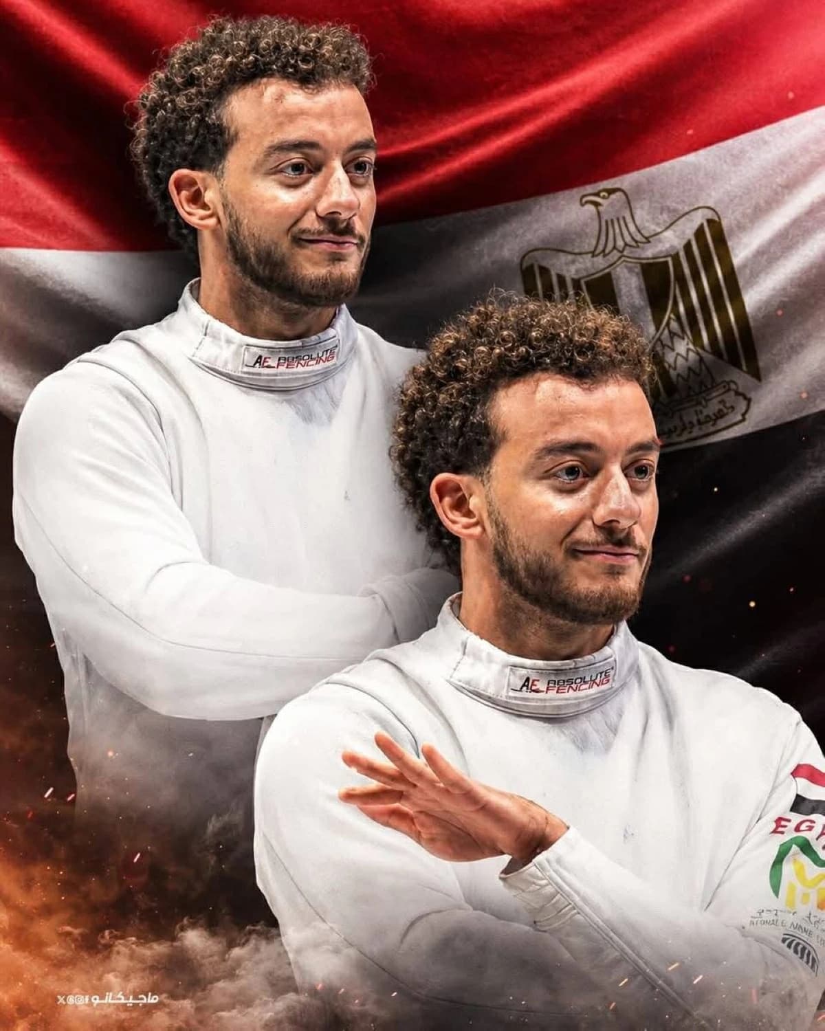 محمد السيد يفوز ببرونزية سيف المبارزة